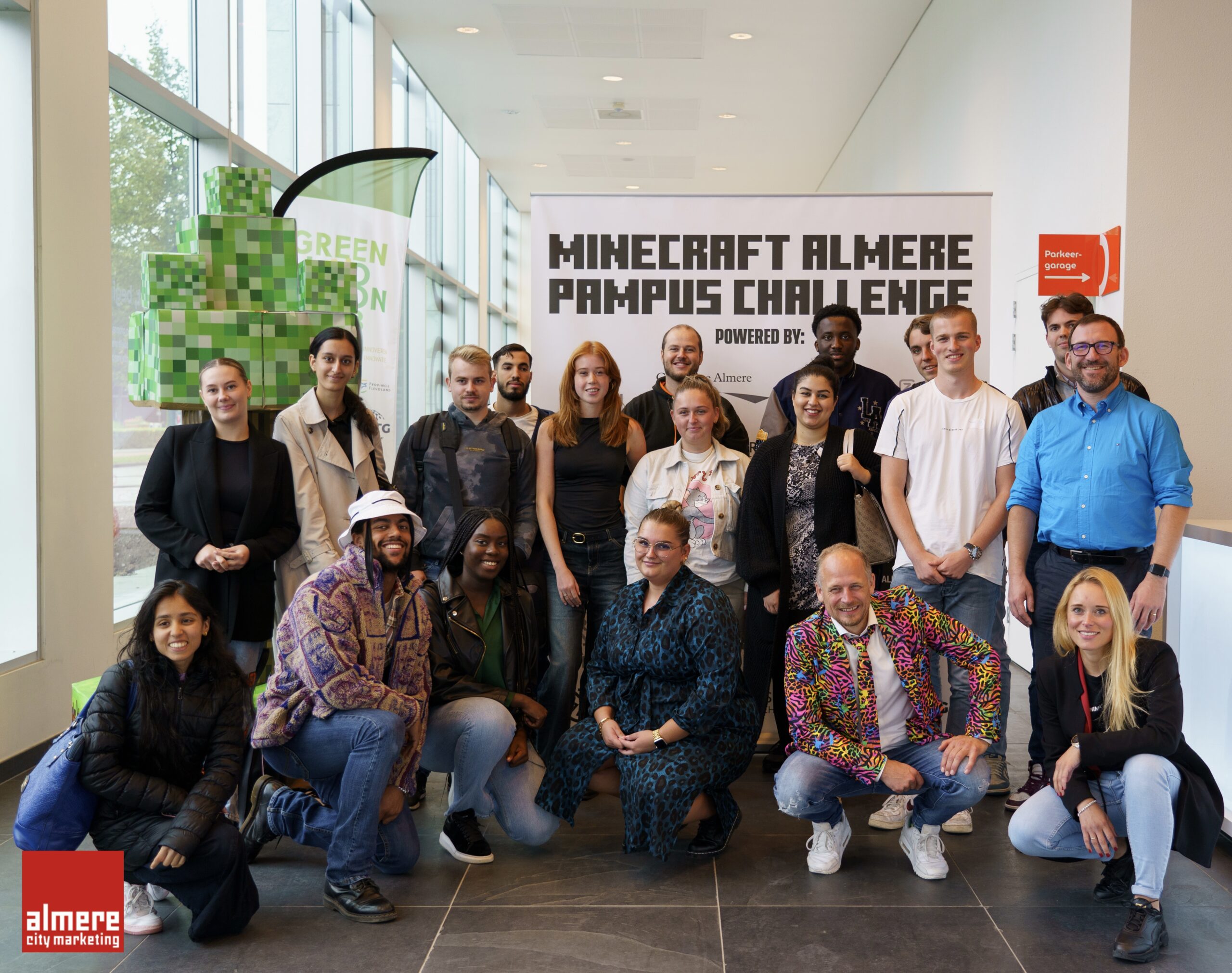 De stad van de toekomst bouwen ze in Almere in Minecraft